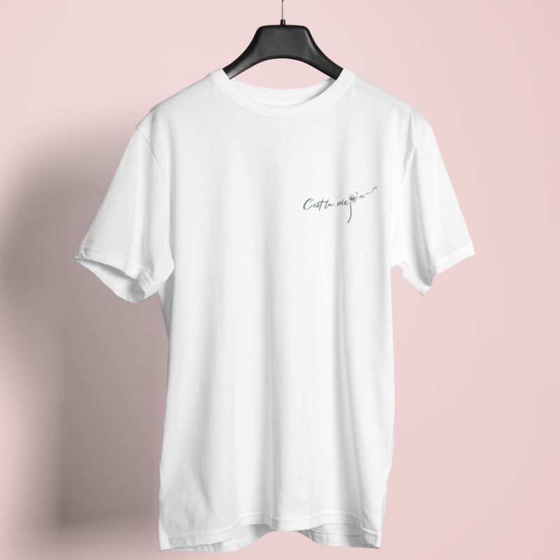 Tee Shirt White C'est La Vie