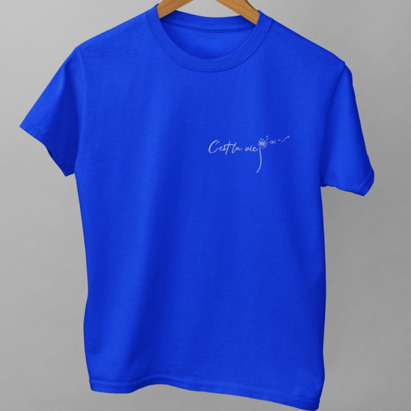 Tee Shirt Blue C'est La Vie