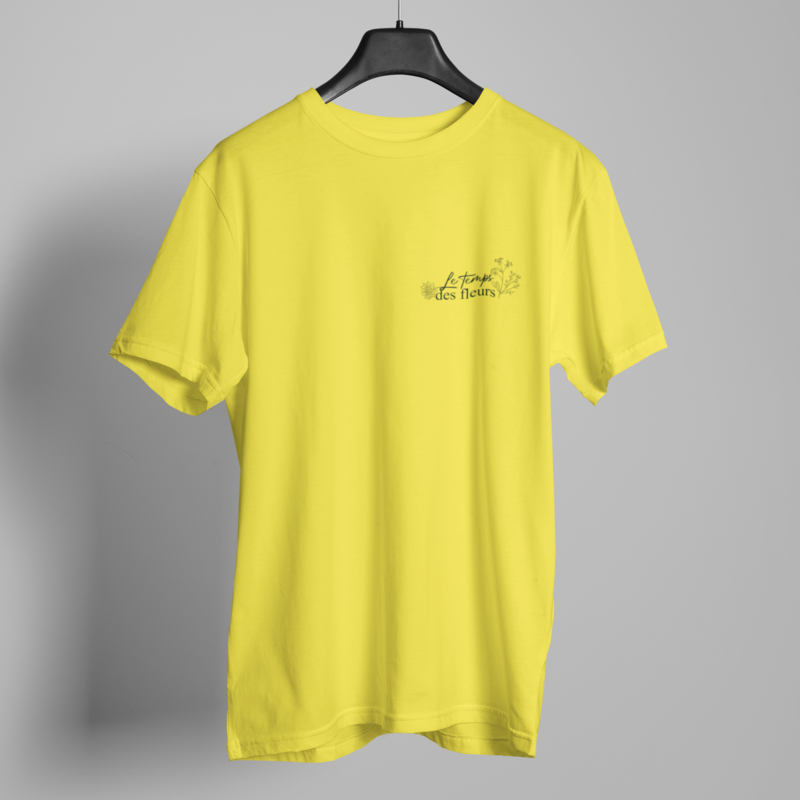 Tee Shirt Yellow Le Temps Des Fleurs