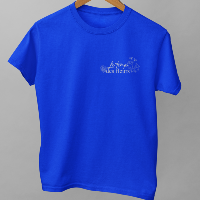 Tee Shirt  Blue Le Temps Des Fleurs