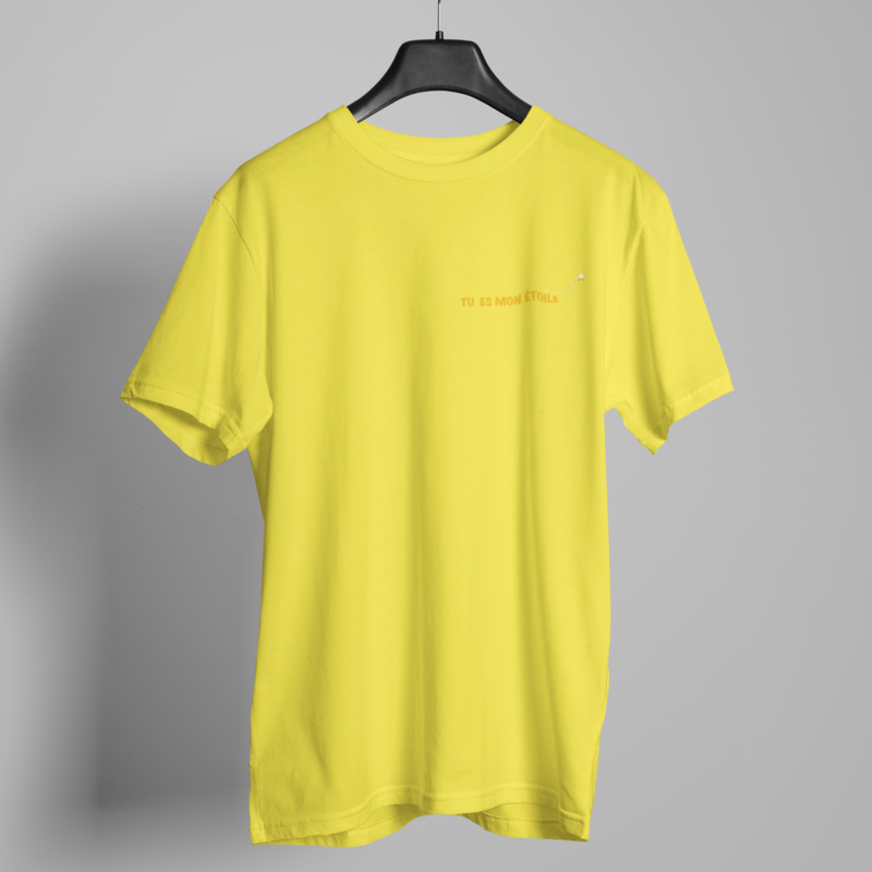 Tee Shirt Yellow Tu es Mon Etoile