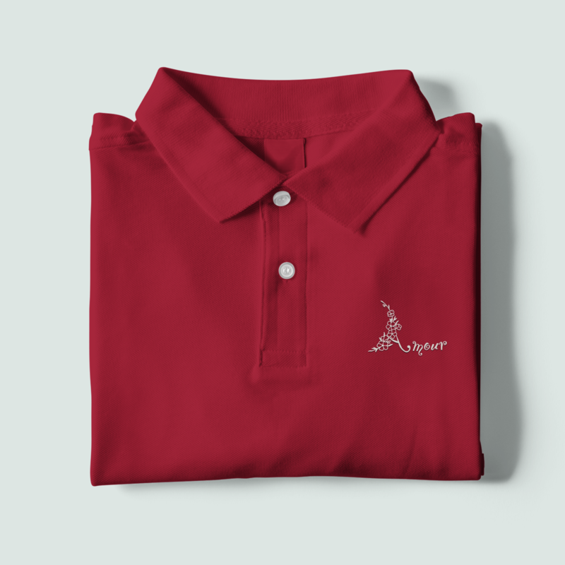 Polo Shirt Red Amour