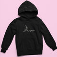 Load image into Gallery viewer, Hoodie Black Amour With Flowers
