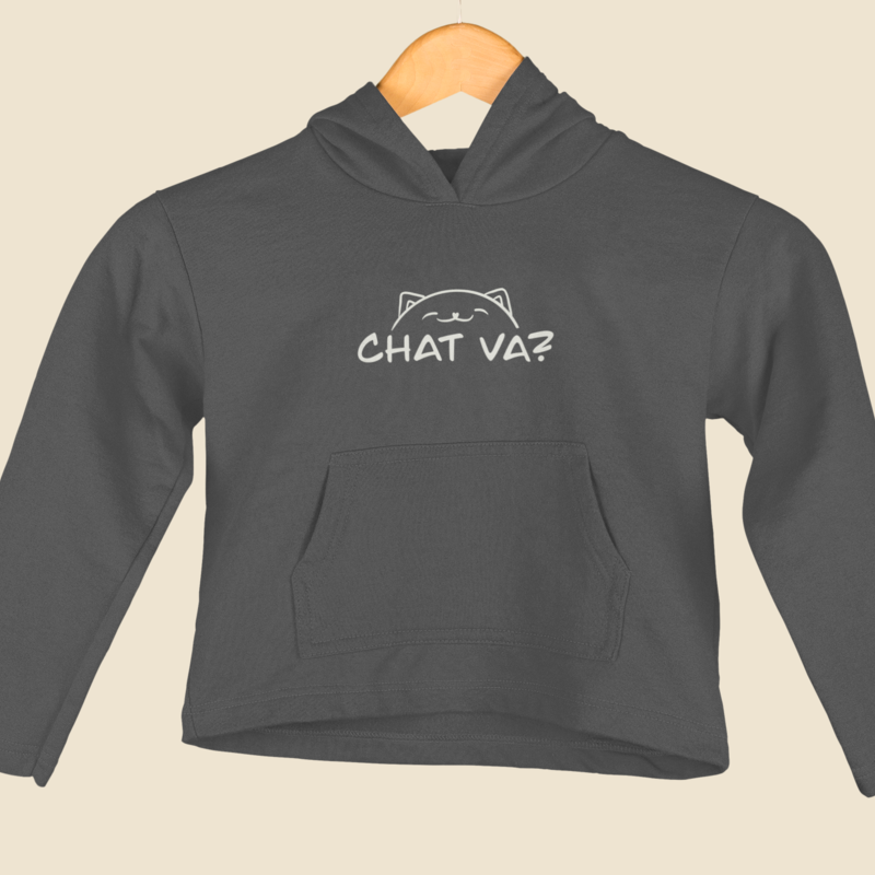 Child Gray Hoodie Chat Va