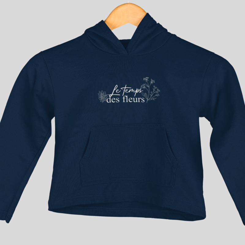 Child Hoodie Navy Le Temps des Fleurs