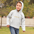 Load image into Gallery viewer, Child Hoodie White Tu es Mon Etoile
