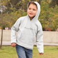 Load image into Gallery viewer, Child Hoodie White  Tu as un Coeur en Or
