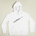 Load image into Gallery viewer, Hoodie White Airplane Paris
