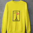 Load image into Gallery viewer, Sweater Yellow Stamp Paris
