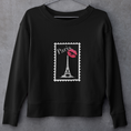 Load image into Gallery viewer, Sweater Black Stamp Paris
