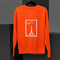 Load image into Gallery viewer, Sweater Orange Stamp Paris
