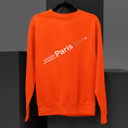 Load image into Gallery viewer, Sweater Orange Airplane Paris
