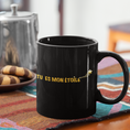 Load image into Gallery viewer, Mug Tu es Mon Etoile black

