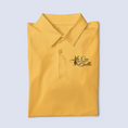 Load image into Gallery viewer, Polo Shirt La Vie Est Belle Customizable yellow
