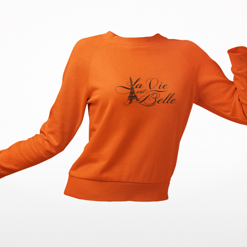 Sweater orange La Vie Est Belle