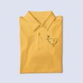 Load image into Gallery viewer, Polo Shirt Amour With Flowers
