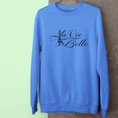 Load image into Gallery viewer, Sweater blue La Vie Est Belle
