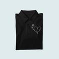 Load image into Gallery viewer, Polo Shirt Amour With Flowers
