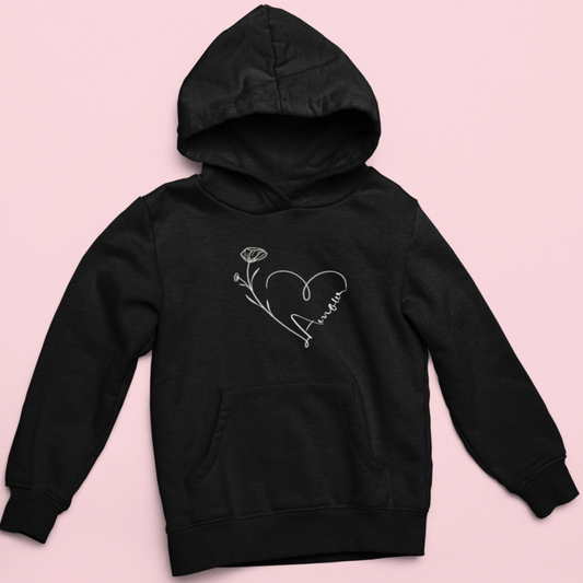 Hoodie Amour Black