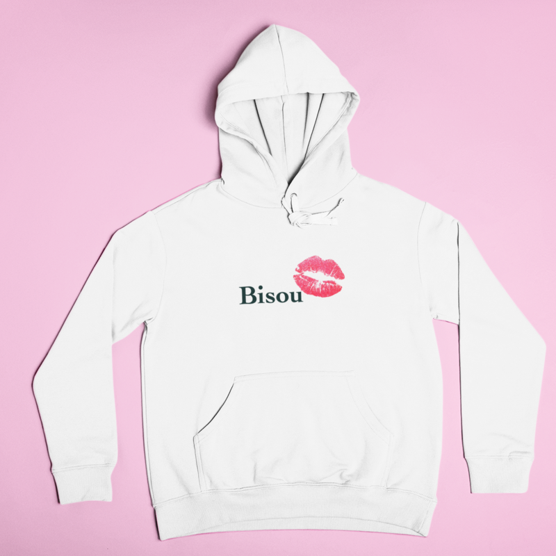 Hoodie Bisou White