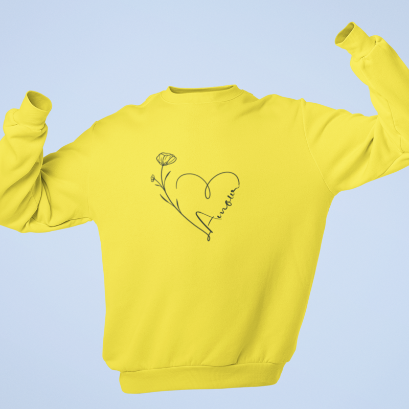 Sweater Amour Yellow