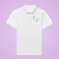 Load image into Gallery viewer, Polo Shirt Amour With Flowers
