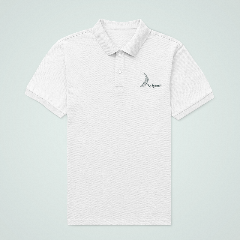 Polo White Shirt Amour