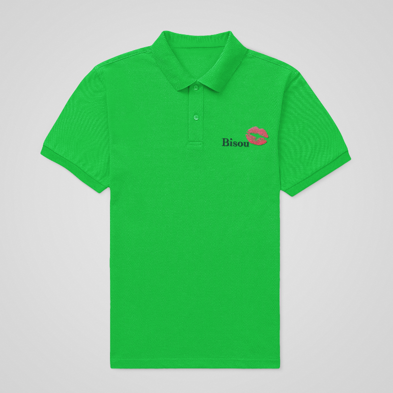 Polo Shirt Green Bisou