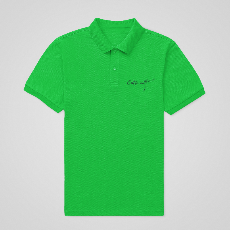 Polo Shirt Green C'est La Vie