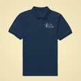 Load image into Gallery viewer, Polo Shirt La Vie Est Belle Customizable blue
