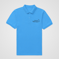 Load image into Gallery viewer, Polo Shirt Blue Le Temps Des Fleurs
