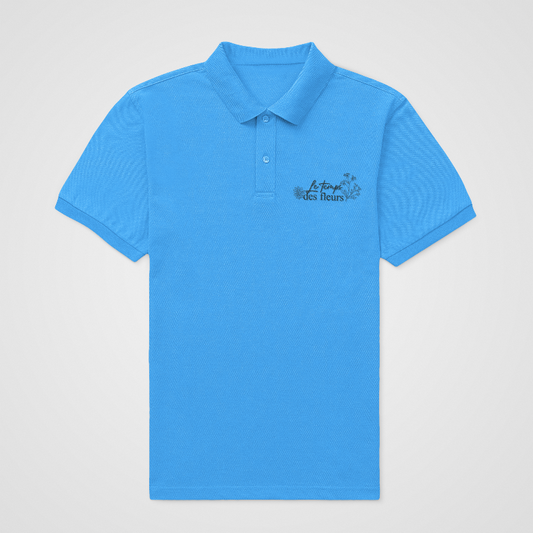 Polo Shirt Blue Le Temps Des Fleurs