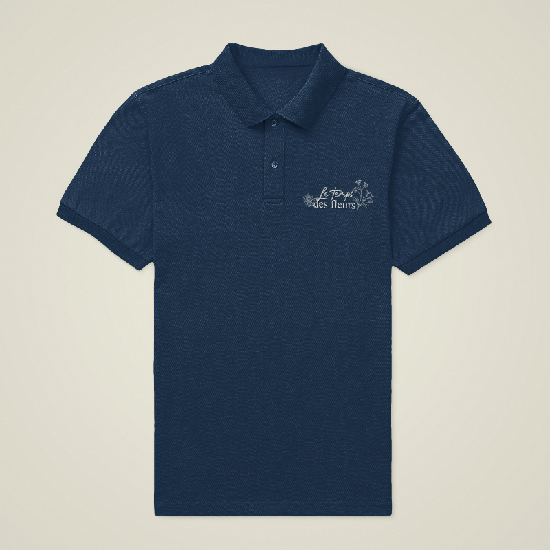 Polo Shirt Navy Le Temps Des Fleurs