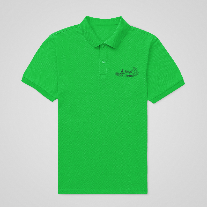 Polo Shirt Green Le Temps Des Fleurs