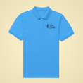 Load image into Gallery viewer, Polo Shirt La Vie Est Belle Customizable blue
