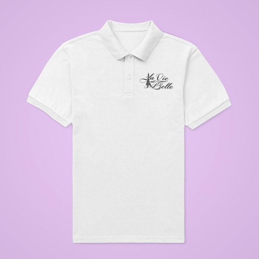 Polo Shirt La Vie Est Belle Customizable