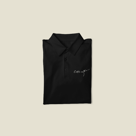 Polo Shirt Black C'est La Vie