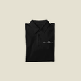 Load image into Gallery viewer, Polo Shirt Black Tu as Un Coeur en Or
