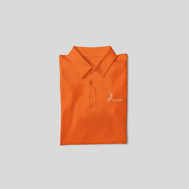 Polo Shirt Orange Amour