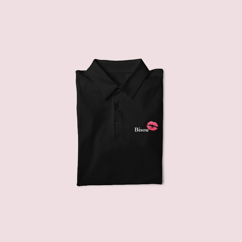 Polo Shirt Black Bisou