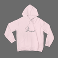 Load image into Gallery viewer, Hoodie Pink  Amour With Flowers
