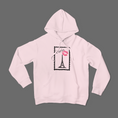 Load image into Gallery viewer, Hoodie Pink Stamp Paris
