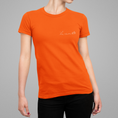 Load image into Gallery viewer, Tee Shirt Orange  La Vie en Rose
